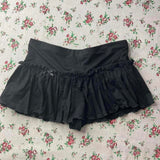 Cinessd Sexy and hot low rise new A-line y2k shorts Jk skirt summer cute pink black checkered pleated skirt retro short pleated skirt ootd