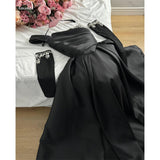 Cinessd Black Satin One Shouler vestidos de fiesta Sequins Beaded A-line Detachable Sleeves Customized Party Dresses