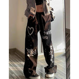 Cinessd Party Outfit Dopamine paper paratrooper pants lady female ins niche loose wide leg drawstring casual long pantspants oversized girl pant