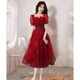 Cinessd - Gorgeous Burgundy Ball Gowns
