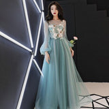 Cinessd - Green Fantasy Fairy Prom Dresses Summer Wedding Dresses