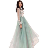 Cinessd - Green Fantasy Fairy Prom Dresses Summer Wedding Dresses