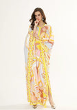 Cinessd - Loose Deisgn Plus Sizes Holiday Knitted Elastic Long Maxi Dresses