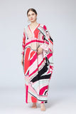 Cinessd - Printed Elegant High Street Split Boho Maxi Dresse