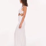 Cinessd - Sexy Hollow Sleeveless Maxi Dress