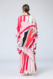 Cinessd - Printed Elegant High Street Split Boho Maxi Dresse