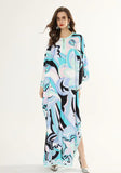 Cinessd - Plus Sizes Holiday Knitted Elastic Long Maxi Dress