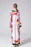 Cinessd - Long Sleeves Loose Design Side Split Fashion Casual Maxi Dresses