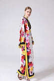 Cinessd - Long Sleeves Loose Design Side Split Fashion Casual Maxi Dresses