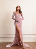 mcbling dress to impress Women's Autumn and Winter Elegant Slim-Fit Sexy Chest High Waist Velvet Dress Dress