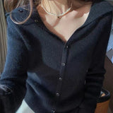 fall outfit men Women's V-neck Wool Long-Sleeved Sweater, Autumn and Winter 2024 Slim-Fit Bottoming Top