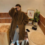 shoes Maillard Small Teddy Wool Stand Collar Coat Long Cashmere Lamb Fur Coat Thickened Loose