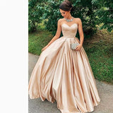 Cinessd - Puffy A Line Prom Dresses