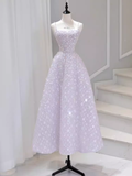 Cinessd-Cyber Monday Christmas party outfits Sexy A Line Sleeveless Pink Floral Long Prom Dress B391