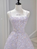 Cinessd-Cyber Monday Christmas party outfits Sexy A Line Sleeveless Pink Floral Long Prom Dress B391
