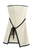 Cinessd Strapless Sleeveless Mini Dress