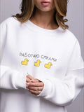 Cinessd Women's Loose Sweatshirt Loose Printing Hoodies Female Fashion Casual Oversized  Autumn Winter Warm Couple Pullovers