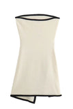 Cinessd Slim Sleeveless Mini Dress