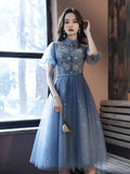 Cinessd - Sexy Lace Prom Dresses  High Neck Party Graduation Dress Robe