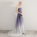 Cinessd - Soft Tulle Pleat Prom Party Dresses