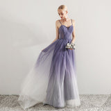 Cinessd - Soft Tulle Pleat Prom Party Dresses