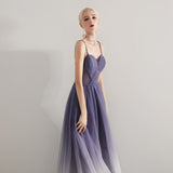 Cinessd - Soft Tulle Pleat Prom Party Dresses