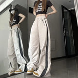 Cinessd Party Outfit Y2K Techwear Sweatpants Women Streetwear Korean Hip Hop Harajuku Cargo Parachute Track Pants Lady Wide Leg Joggers Trousers 2024