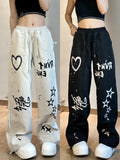 Cinessd Party Outfit Dopamine paper paratrooper pants lady female ins niche loose wide leg drawstring casual long pantspants oversized girl pant