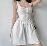 Cinessd - 1990s Dawn Milkmaid Dress ~ HANDMADE