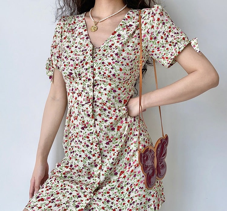 Cinessd - Miriam Floral Button Dress