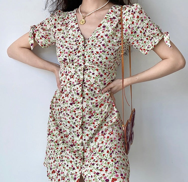 Cinessd - Miriam Floral Button Dress