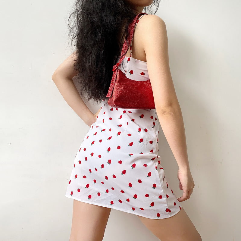 Cinessd - Strawberry Shortcake Mini Dress ~ HANDMADE