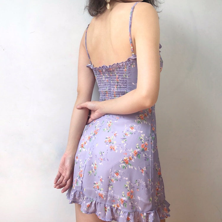 Cinessd - Lavender Floral Frannie Dress