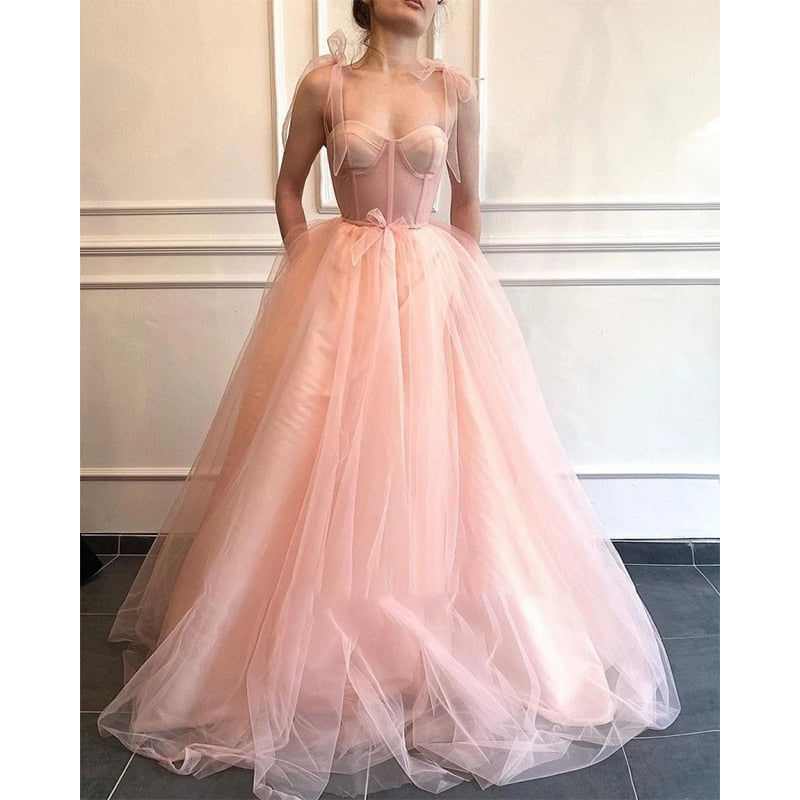 Cinessd  Evening Dress Sweetheart Mono Classic Appliques Sweep Train Draped Sashes Pockets Floor-Length Satin A-LINE Prom 2022 New