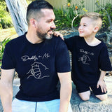 Cinessd Back to school outfit Daddy And Me Family Matching Tshirt Cotton Dad And Daughter Son Family Matching Outfits Summer Family Look Top Father's Day Gift