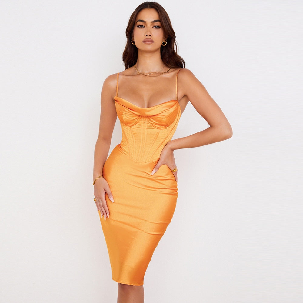 Cinessd  High Quality Summer Bodycon Dress Women Party Dress 2022 Double Layer House Of Cb Bodycon Dress Celebrity Evening Club Dress