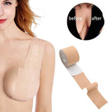 Cinessd 1 Roll 4M Chest Tape Bra Adhesive Invisible Bra Nipple Pie Cover Breast Lifting Tape Push Up Bralette Strapless Pad Sticky Bh