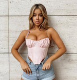 Cinessd Back To School Y2k Tops 2022 New Arrivals Floral Summer Crop Top Women House Of Cb Top Sexy Corset Top Lined Outfits Girl Party Clubwear