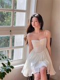 Cinessd - Delicate Romance Pleated Dress ~ HANDMADE