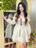 Cinessd - Fairy Garden Mesh Dress ~ HANDMADE
