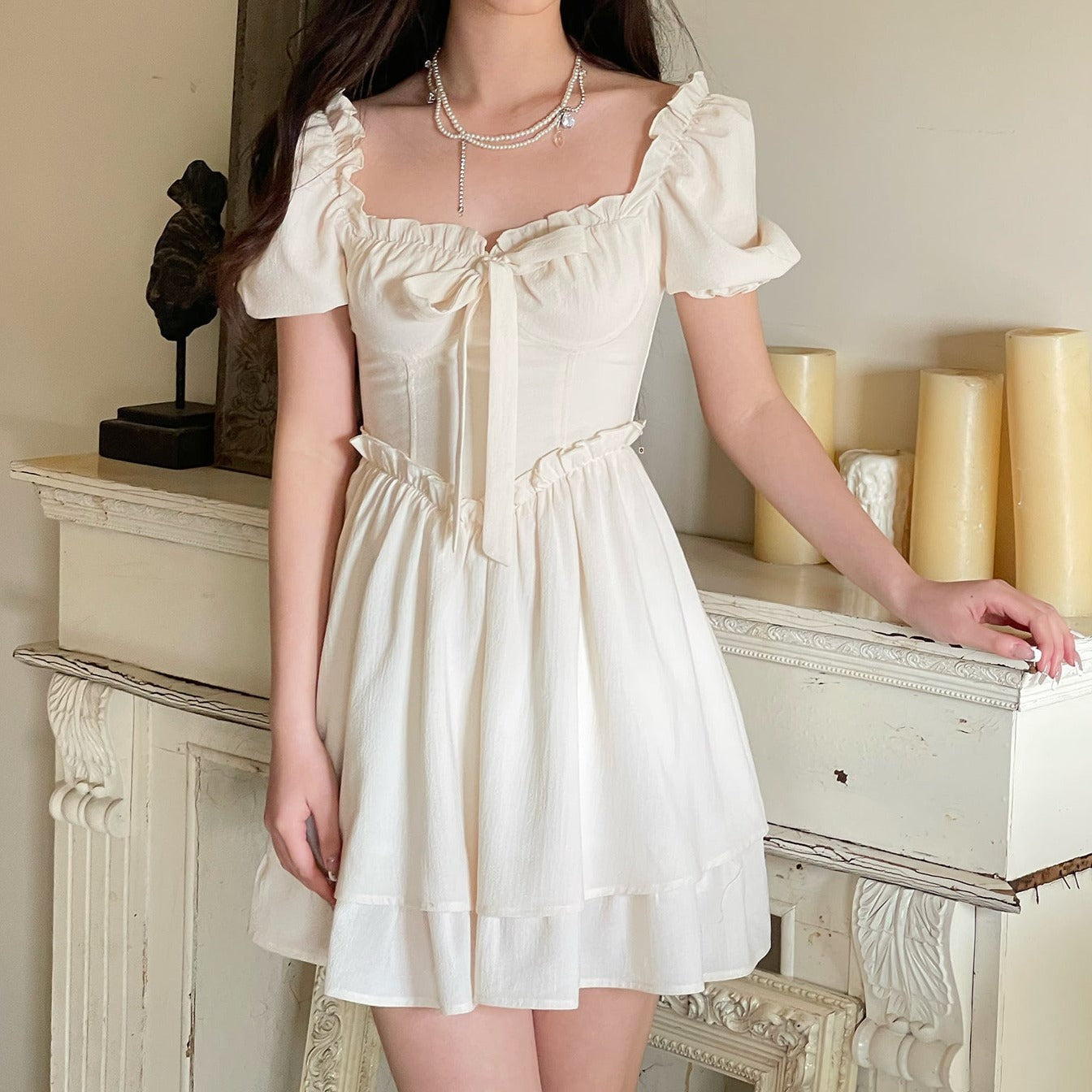 Cinessd - Vintage Sweetheart Bustier Dress ~ HANDMADE