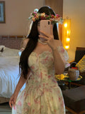 Cinessd - Cottage Fairy Ruffle Dress ~ HANDMADE