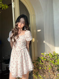 Cinessd - Vintage Tea Party Floral Dress ~ HANDMADE // Puff