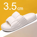 Cinessd Back To School Women's Soft Sole Cloud Slippers Summer Beach Thick Platform Slipper Sandals Women Korean Eva Slippers For Home Flip Flops Woman