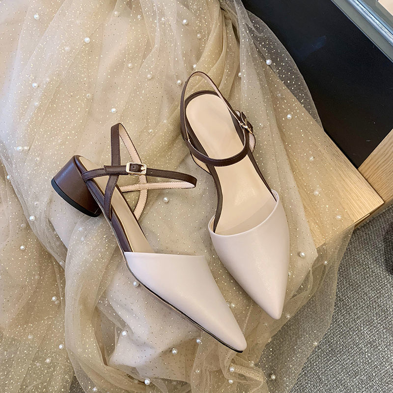 Cinessd Back to school 2022 Women Shoe Designer Sandals Summer Pumps Luxury Office Lady Slipper Casual Chaussure