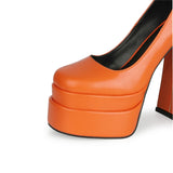 Cinessd  Strange Ladies Pumps Heels Shoes Office Lady Luxury Brand Woman Platform Shoe Shallow High Heels Shoes Women Pumps Wedding Shoes