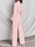 Cinessd  Two-Pieces Women Blazer Suit Sexy Elegant Woman Jacket And Trousers  Female Blazer Pink Yellow Chic Women Outfit Office Ladies