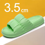 Cinessd Back To School Women's Soft Sole Cloud Slippers Summer Beach Thick Platform Slipper Sandals Women Korean Eva Slippers For Home Flip Flops Woman