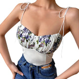Cinessd  2022 Summer Chic Splicing Fashion Women's Clothing Tube Top Knit Bodycon Crop Top Rave Festival Sexy Tops Club Beach Vacation