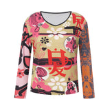 Cinessd  Y2K Aesthetic Indie Vintage Pullovers Tees Harajuku Funny Printed T-shirt Women Spring Autumn Long Sleeve Crop Top Streetwear